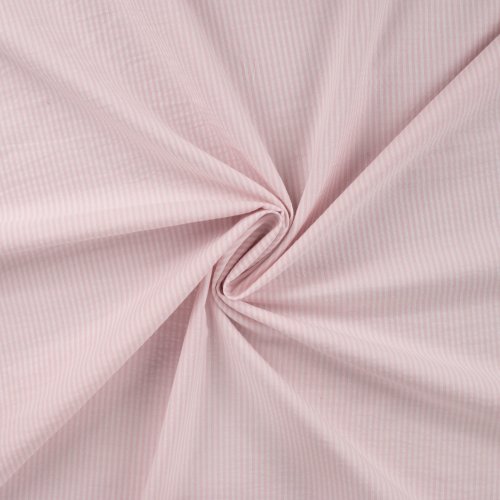 Baumwolle Seersucker - Stripes - nude/white