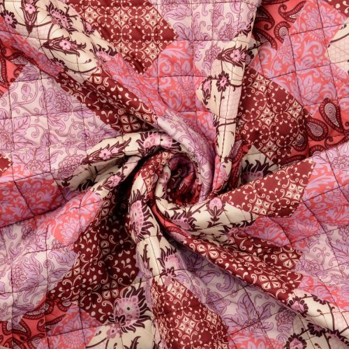 Baumwoll Stepper - Ornament Paisley - fuchsia