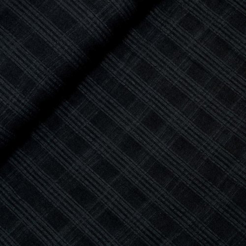 Baumwoll Viskose - Georgine - schwarz