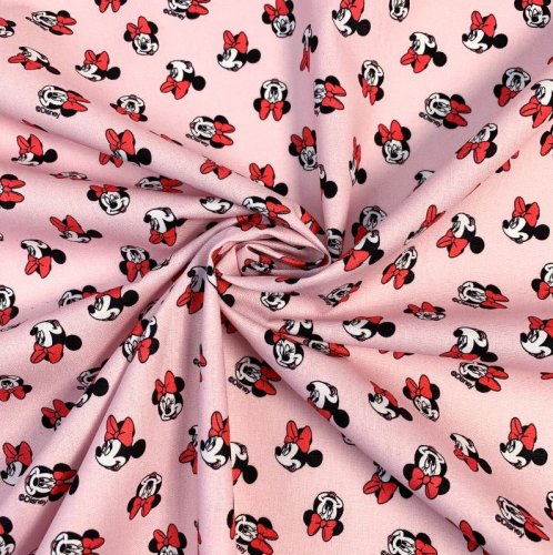 Baumwolle - Disney - Minnie - rosa
