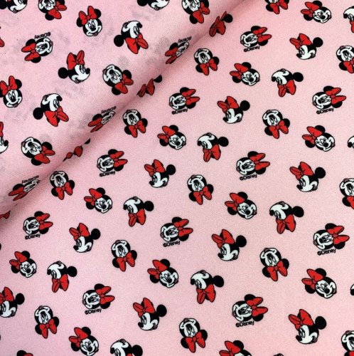 Baumwolle - Disney - Minnie - rosa