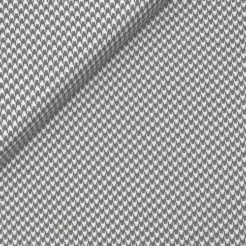 Baumwolle - Houndstooth - fog - Checkered Elements - Art Gallery Fabrics