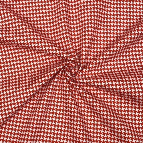 Baumwolle - Houndstooth - rouge - Checkered Elements - Art Gallery Fabrics