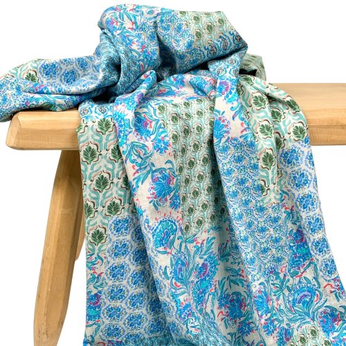 Baumwolle Vintage - Luisa - blau