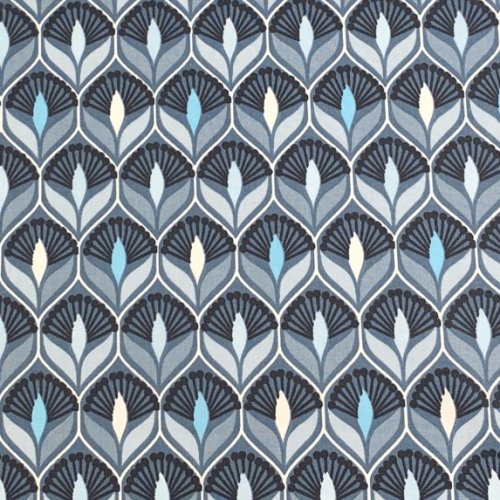 Baumwolle - beschichtet - Josi - blau