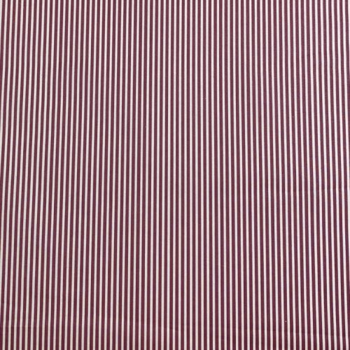 Baumwolle - beschichtet - dünne Streifen - magenta
