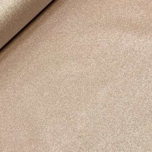 Baumwolle beschichtet - Glitzer taupe