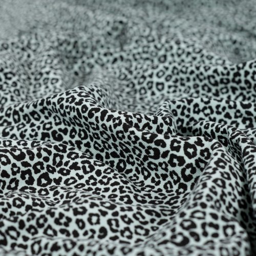 Baumwolljersey - Leo - dark dusty mint