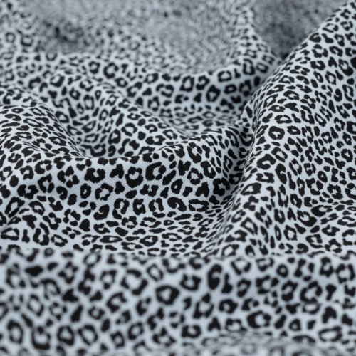 Baumwolljersey - Leo - dusty blue
