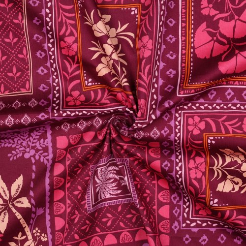 Baumwollsatin - matt - Rosika - fuchsia