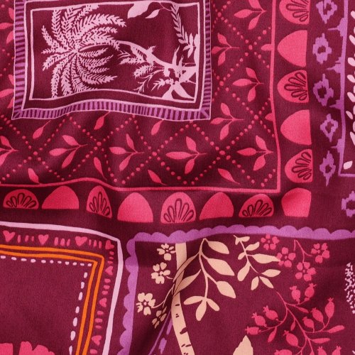 Baumwollsatin - matt - Rosika - fuchsia