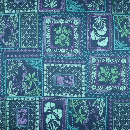 Baumwollsatin - matt - Rosika - petrol