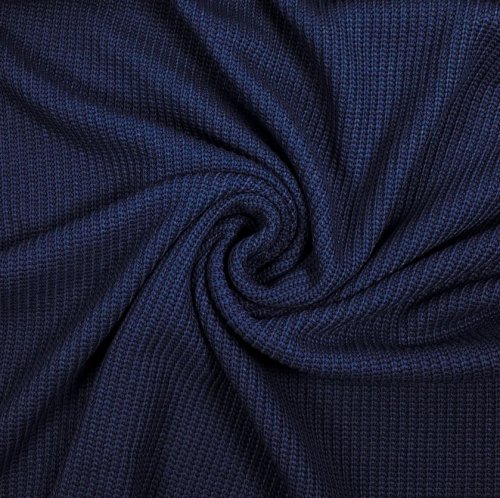 Baumwoll Strick - navy