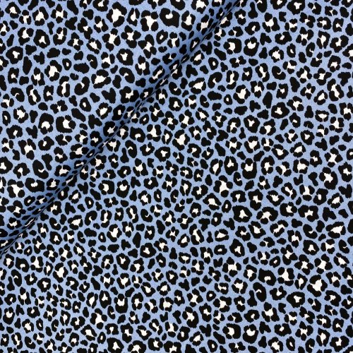 Baumwollwebware - Leo - blau