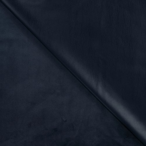 Bekleidungskunstleder - Britney - navy