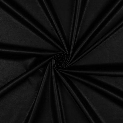 Bekleidungskunstleder - Soft Stretch - black