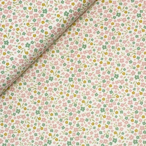 Bio Baumwolle - Blossom - natur