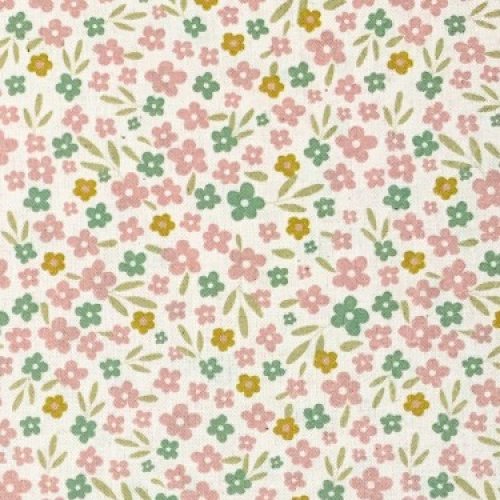 Bio Baumwolle - Blossom - natur