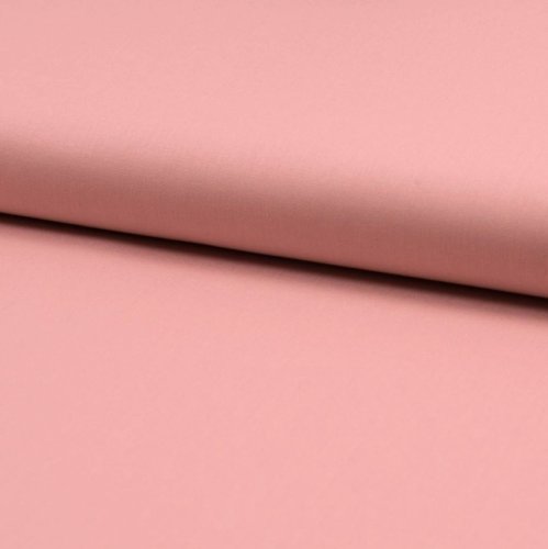 Bio Baumwolle - uni - flamingo
