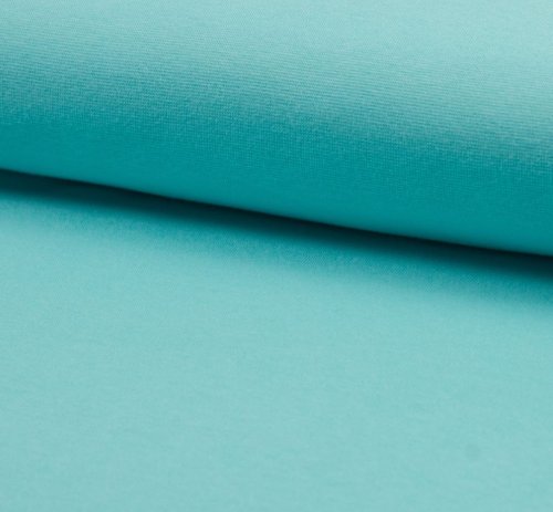 Bio Bündchen Schlauch - 1/1 Rib - aqua