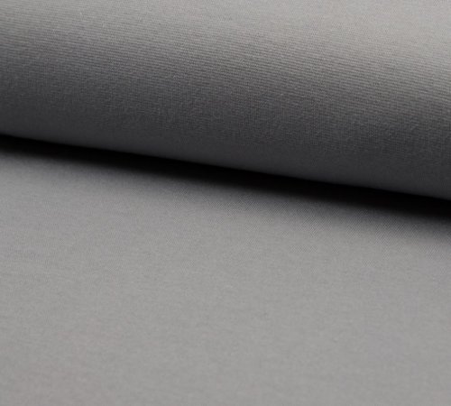 Bio Bündchen Schlauch - 1/1 Rib - grey