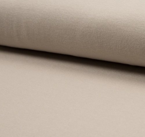 Bio Bündchen Schlauch - 1/1 Rib - sand