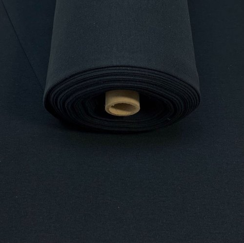 Bio Bündchen Schlauch - uni - schwarz