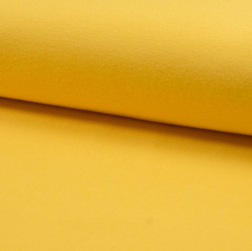 Bio Bündchen Schlauch - 1/1 Rib - yellow