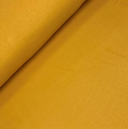 RESTSTÜCK 0,90m !!! - Bio Baumwoll Fleece - sonnengelb