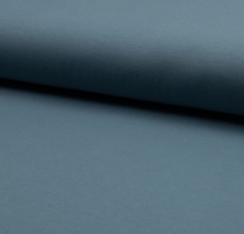 Bio French Terry - uni - dusty blue