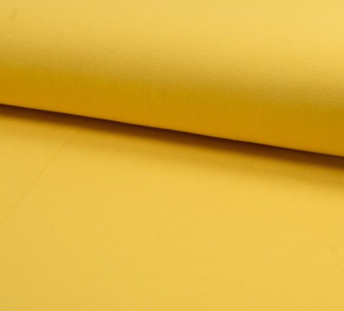 Bio French Terry - uni - yellow