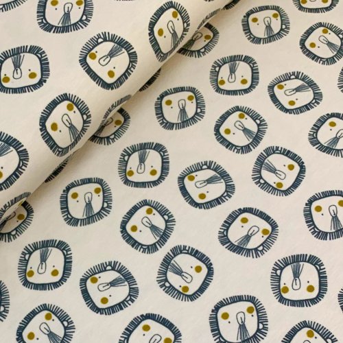 Preview: RESTSTÜCK 1,40m !!! - Bio Jersey - Lions - beige