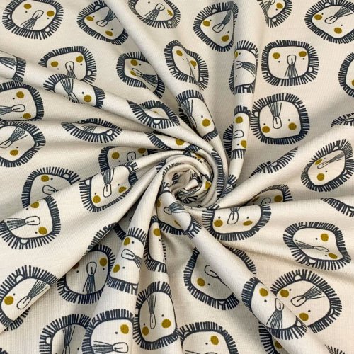 RESTSTÜCK 1,40m !!! - Bio Jersey - Lions - beige