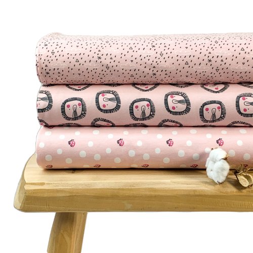 Bio Jersey - Clouds - rose