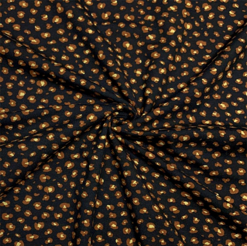 RESTSTÜCK 1,00m !!! - Bio Jersey - Mini Leo - black