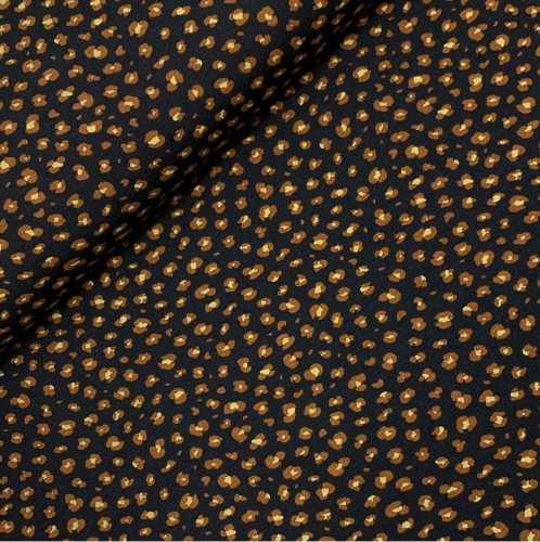 Preview: RESTSTÜCK 0,60m!!! - Bio Jersey - Mini Leo - black