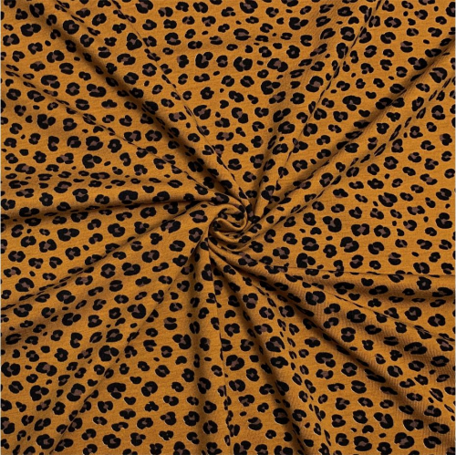 RESTSTÜCK 1,00m !!! - Bio Jersey - Mini Leo - light brown