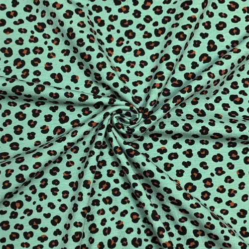 RESTSTÜCK 1,00m !!! - Bio Jersey - Mini Leo - light mint