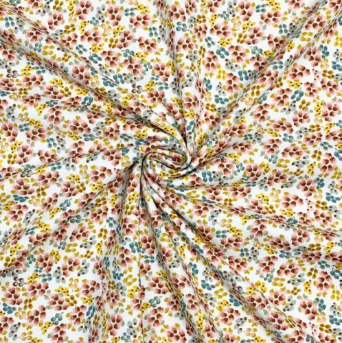Bio Jersey - Peachy Flowers