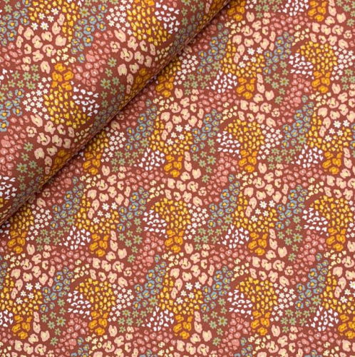 RESTSTÜCK 2,00m !!! - Bio Jersey - Sweet Flowers