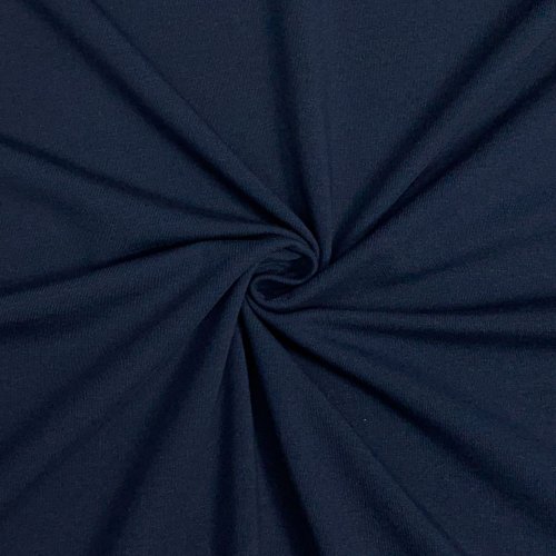 Bio Jersey - uni - dunkelblau