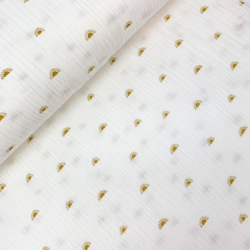 Bio Musselin - Sunrise - off white