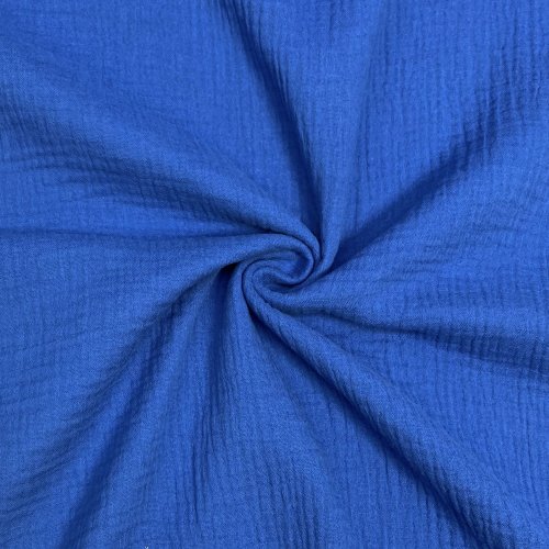 Bio Musselin - uni - cobalt - F056