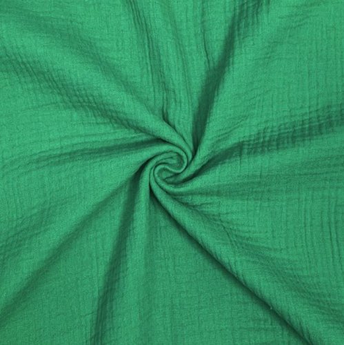 Bio Musselin - uni - green - F060