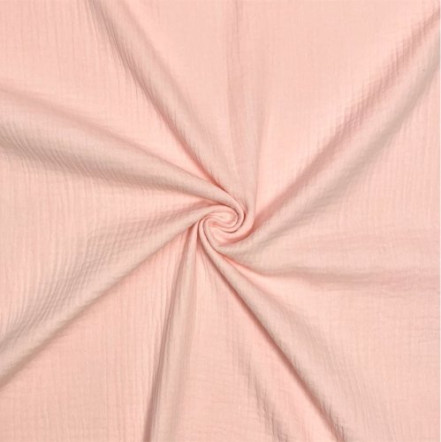 Bio Musselin - uni - light rose - F021