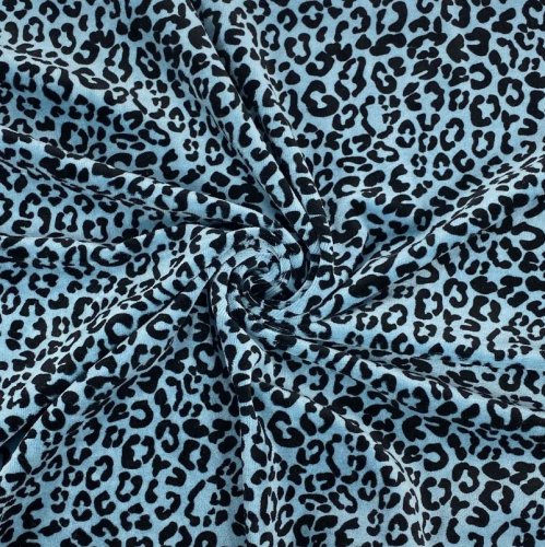 Bio Nicki - Leopard - dusty blue