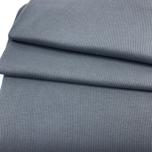 RESTSTÜCK 1,50m !!! - Bio Ribjersey - grau