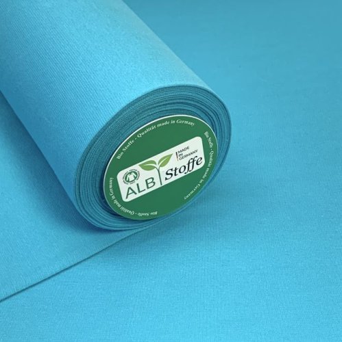 Bio Bündchen - Schlauch - türkis - A16 - Albstoffe