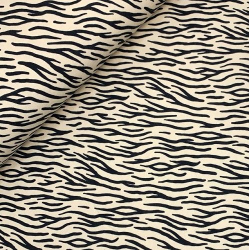 Bio Soft Sweat - brushed - Zebra Luis - ecru