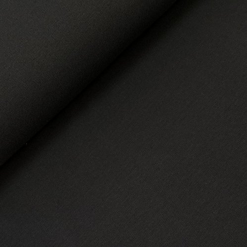 RESTSTÜCK 0,80m !!! - Bio Soft Sweat - uni - black